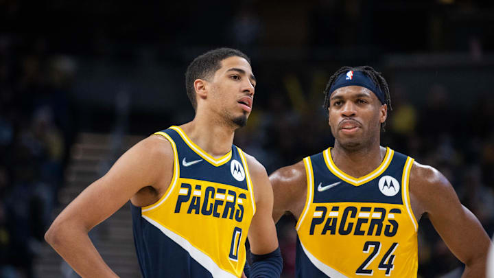Indiana Pacers guard Tyrese Haliburton.