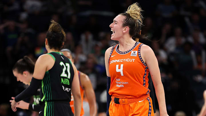 Connecticut Sun guard Marina Mabrey.