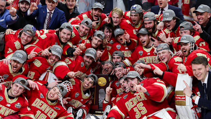 The Denver Pioneers are aiming to defend their title in this year's Frozen Four