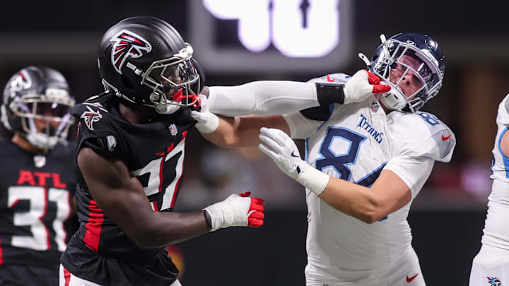 Atlanta Falcons edge James Pearce Jr. has been getting a lot of work in the preseason in anticipation of being a big contributor in the regular season.