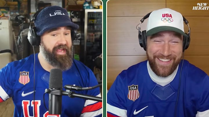 Travis and Jason Kelce gave a sweet shout-out to U.S. women’s hockey star and fellow Cleveland Heights native Laila Edwards after she helped Team USA win gold in the Milan Cortina Olympics. Travis and Jason Kelce gave a sweet shout-out to U.S. women’s hockey star and fellow Cleveland Heights native Laila Edwards after she helped Team USA win gold in the Milan Cortina Olympics.