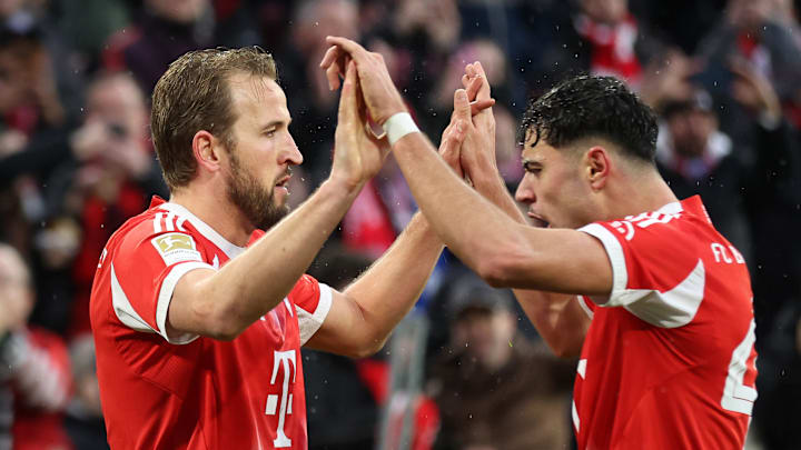 Harry Kane and Aleksandar Pavlovic were on the scoresheet for Bayern Munich against Eintracht Frankfurt. Harry Kane and Aleksandar Pavlovic were on the scoresheet for Bayern Munich against Eintracht Frankfurt.