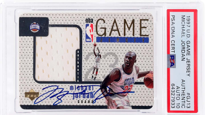 1997 Upper Deck Game Jeresey - Michael Jordan - 1992 All Star Jersey