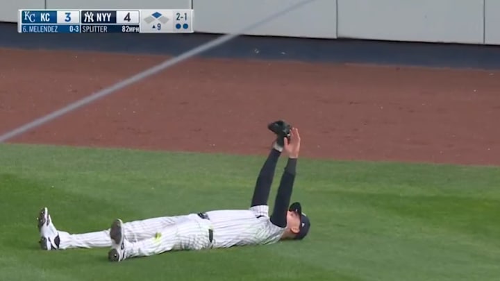 Bellinger saved the game for the Yankees on Wednesday night.