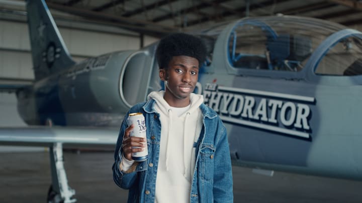 Liquid Death is giving away a jet