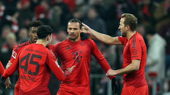Leroy Sané put on a dazzling display as Bayern Munich clinched a sweeping victory over TSG Hoffenheim.