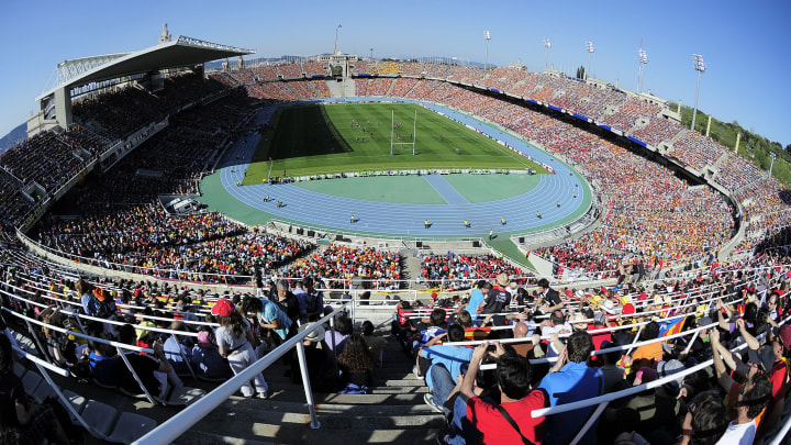 General view of the Olympic Stadium Llui