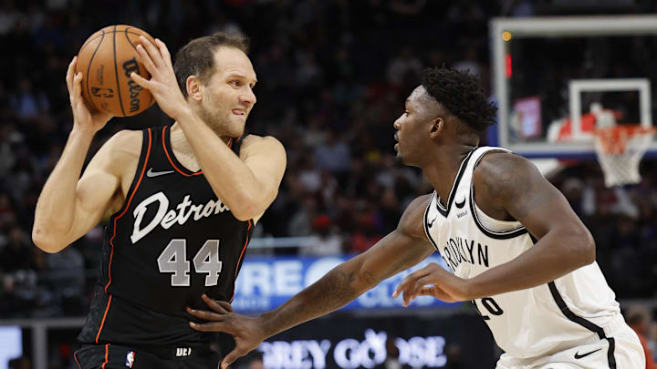 Dec 26, 2023; Detroit, Michigan, USA; Detroit Pistons forward Bojan Bogdanovic