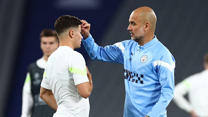 Manchester City FC Training Session And Press Conference - UEFA Champions League Final 2022/23