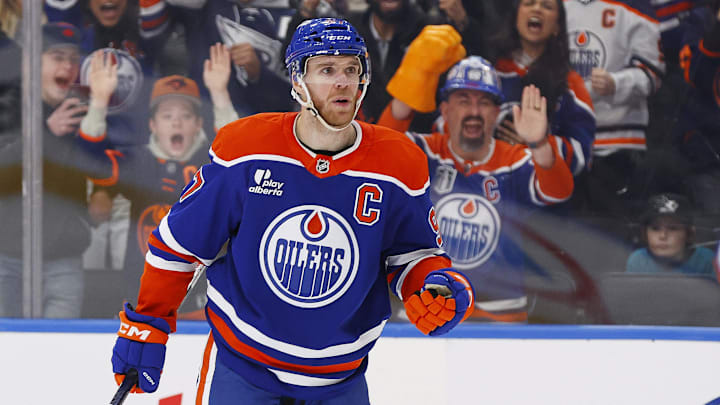 Connor McDavid and the Oilers are home favorites against the Maple Leafs.