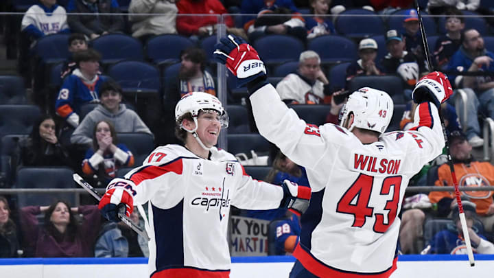 Dylan Strome, Washington Capitals Mandatory Credit: John Jones-Imagn Images