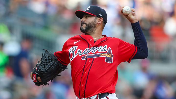 Martin Perez and the Braves are home favorites against the Giants. Martin Perez and the Braves are home favorites against the Giants.