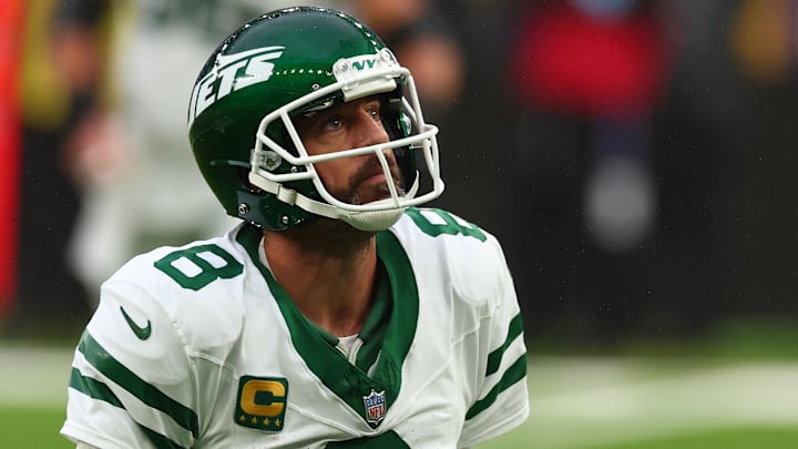 New York Jets quarterback Aaron Rodgers