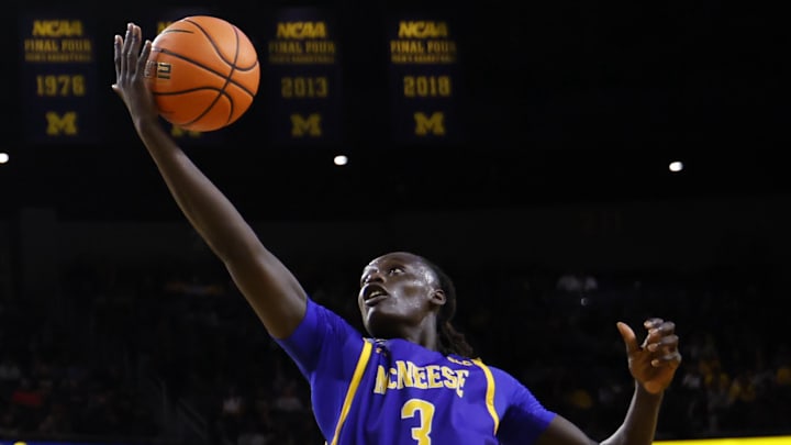  McNeese Cowboys guard Garwey Dual 