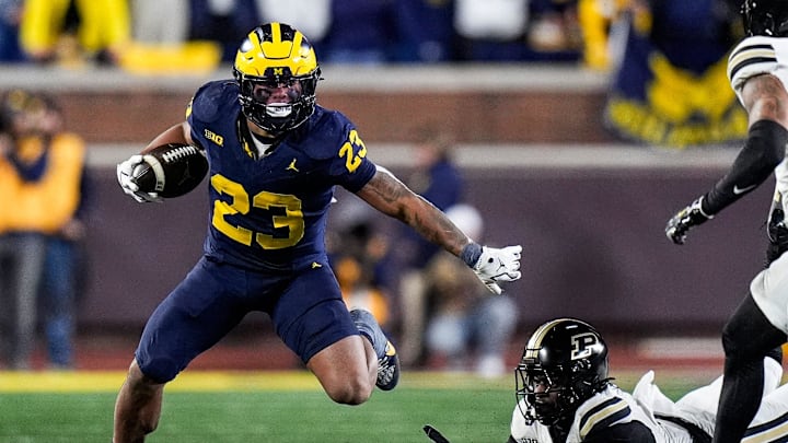Michigan running back Jordan Marshall