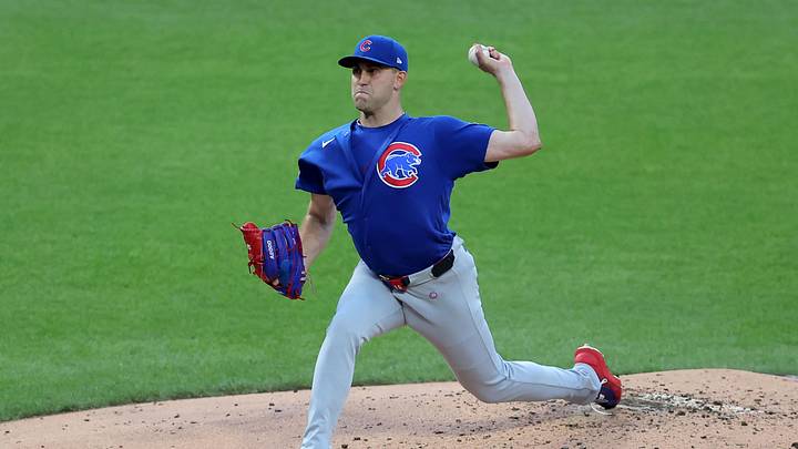 Jun 25, 2026; New York City, New York, USA; Chicago Cubs starting pitcher Matthew Boyd (16) pitches against the New York Mets during the second inning at Citi Field.