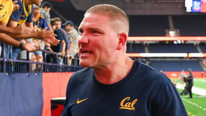Cal head coach Tosh Lupoi Cal head coach Tosh Lupoi