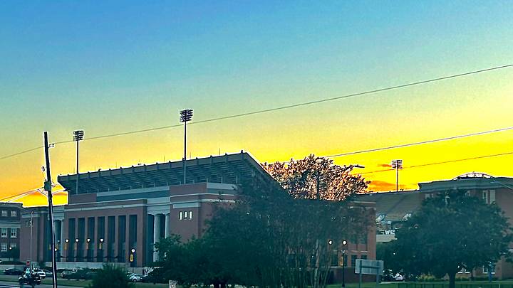 The Rock as it rests after a day of football during the 2025 season. The Rock as it rests after a day of football during the 2025 season.