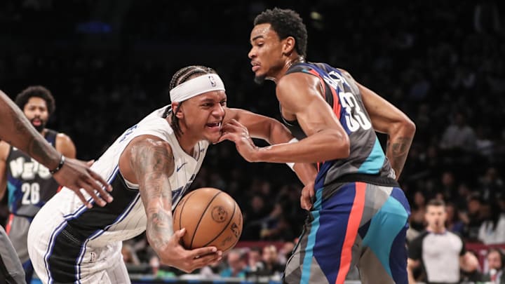 The Orlando Magic will have a tough challenge attacking the paint with Nic Claxton defending the paint.