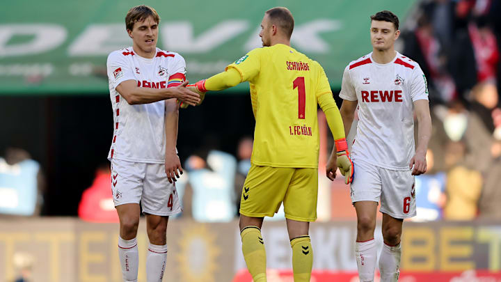 Timo Hübers, Marvin Schwäbe, Eric Martel Timo Hübers, Marvin Schwäbe, Eric Martel