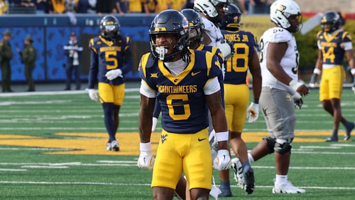 West Virginia University defensive back Jordan Scruggs