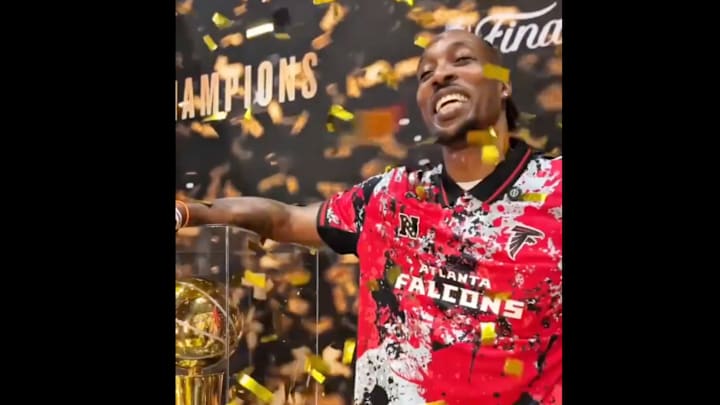 NBA superstar Dwight Howard. NBA superstar Dwight Howard.