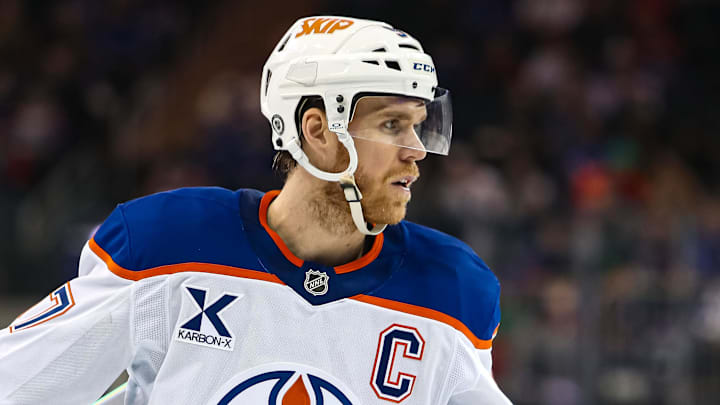 Edmonton Oilers center Connor McDavid (97). Credit: Danny Wild-Imagn Images