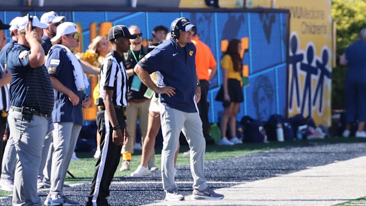 West Virginia University head coach Rich Rodriguez