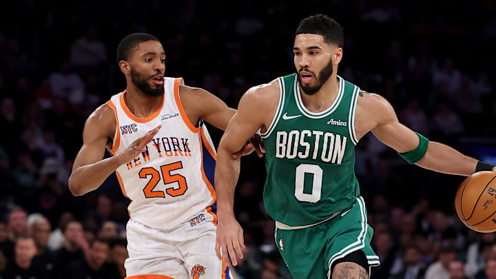 Boston Celtics, New York Knicks, Jayson Tatum, Jaylen Brown, Mikal Bridges