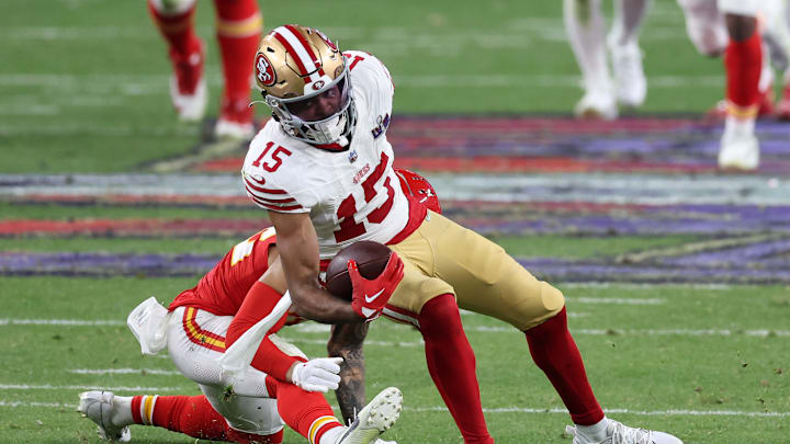 San Francisco 49ers wide receiver Jauan Jennings (15)