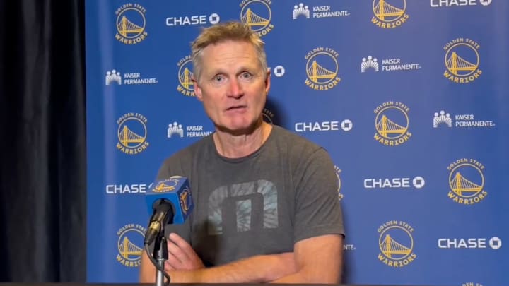 Steve Kerr after the Golden State Warriors lost to the Houston Rockets on Dec. 11, 2024.