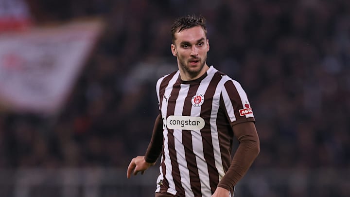 James Sands of FC St. Pauli, on loan from NYCFC James Sands of FC St. Pauli, on loan from NYCFC