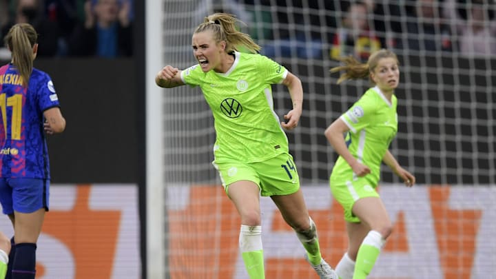 Jill Roords Treffer zum 2:0 war zu wenig: Der VfL Wolfsburg ist gegen Barça aus der Champions League ausgeschieden