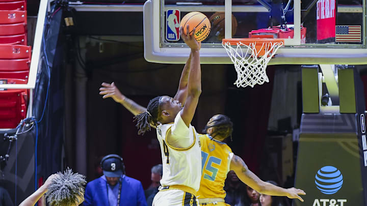 Feb 18, 2023; Salt Lake City, Utah, USA; Grambling State University Tigers forward Carte'are Gordon