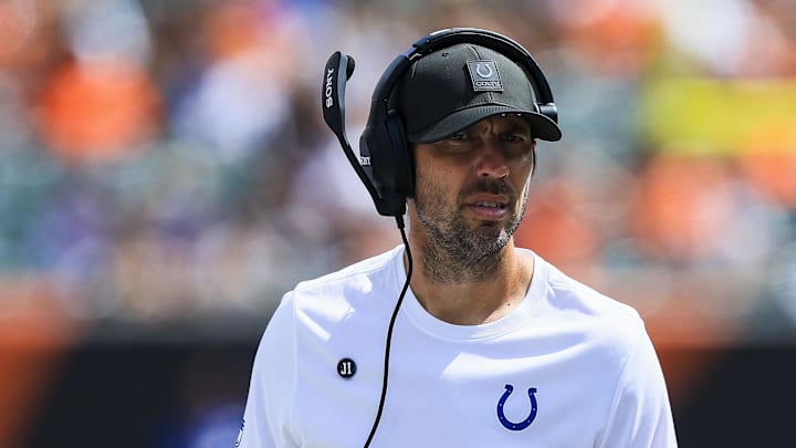 Indianapolis Colts head coach Shane Steichen