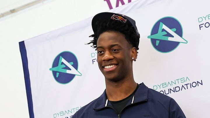 Brockton’s AJ Dybantsa spends time with Davis School students after declaring for the 2026 NBA Draft at Davis School (K-8) in Brockton, Massachusetts on Thursday, April 23, 2026. Brockton’s AJ Dybantsa spends time with Davis School students after declaring for the 2026 NBA Draft at Davis School (K-8) in Brockton, Massachusetts on Thursday, April 23, 2026.