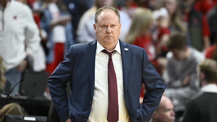 Wisconsin head coach Greg Gard. 