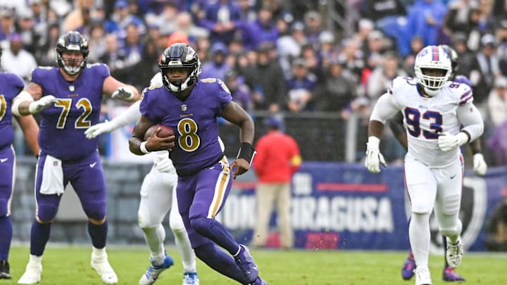 Baltimore Ravens quarterback Lamar Jackson.