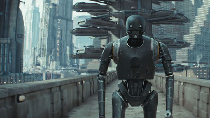 K-2SO (voiced by Alan Tudyk) in Lucasfilm's Star Wars ANDOR Season 2, exclusively on Disney+. Photo courtesy of Lucasfilm. ©2025 Lucasfilm Ltd. & TM. All Rights Reserved.