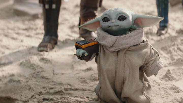 Grogu in Lucasfilm's THE MANDALORIAN, season three, exclusively on Disney+. ©2023 Lucasfilm Ltd.