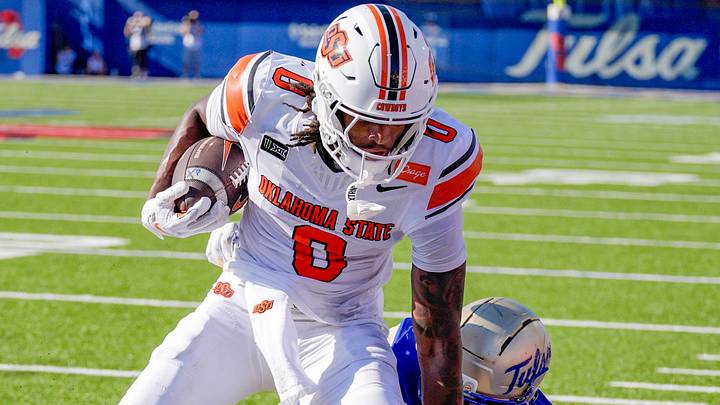 Oklahoma State wide receiver Justin Bowick. Oklahoma State wide receiver Justin Bowick.