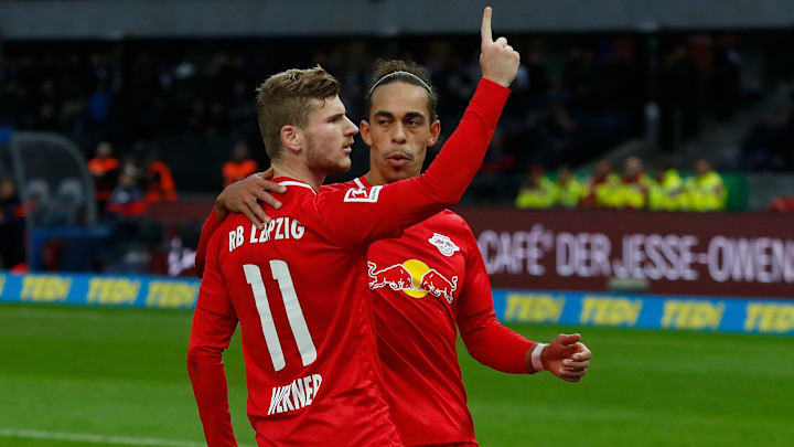 Werner und Poulsen kämpfen bei RB Leipzig um einen Stammplatz Werner und Poulsen kämpfen bei RB Leipzig um einen Stammplatz
