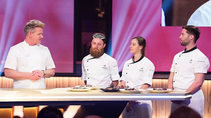 Hell's Kitchen Season 22 finale, Gordon Ramsay, Johnathan, Sammi, and Ryan