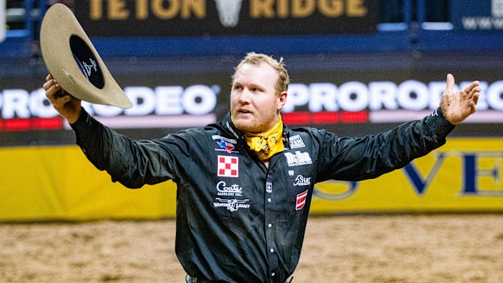 Steton Jorgensen at the 2025 NFR Steton Jorgensen at the 2025 NFR
