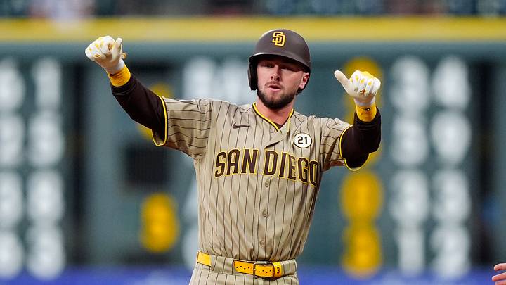 Jackson Merrill and the Padres are home favorites against the Marlins. Jackson Merrill and the Padres are home favorites against the Marlins.