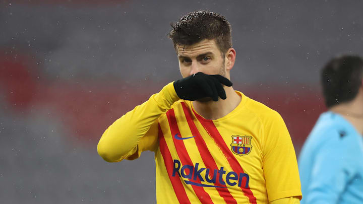 Gerard Piqué fue titular en el compromiso disputado en Alemania