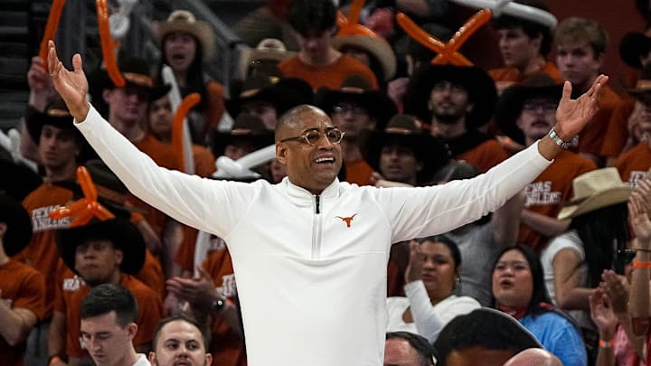 Texas Longhorns head coach Rodney Terry