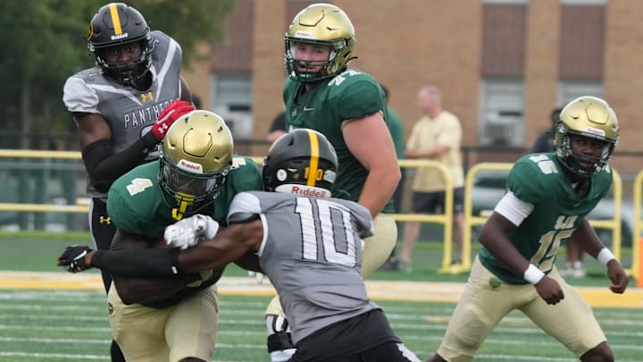 St. Jospeh in the first half vs St. Frances Academy of Baltimore 