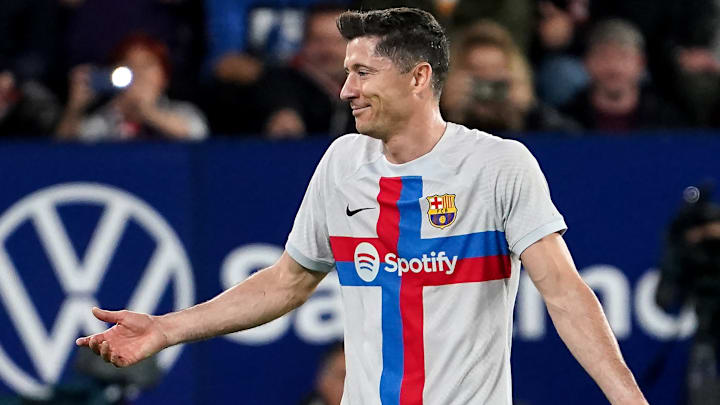 Lewandowski fue sancionado por tres juegos en LaLiga