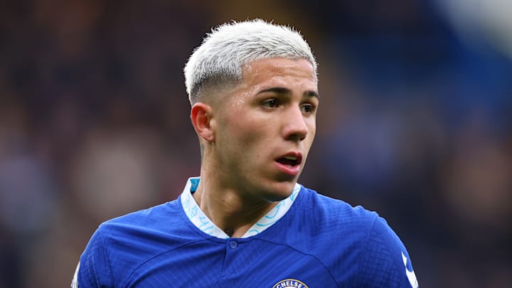 Enzo Fernandez con el Chelsea
